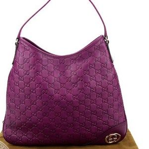 GUCCI Guccissima Medium New Britt Hobo